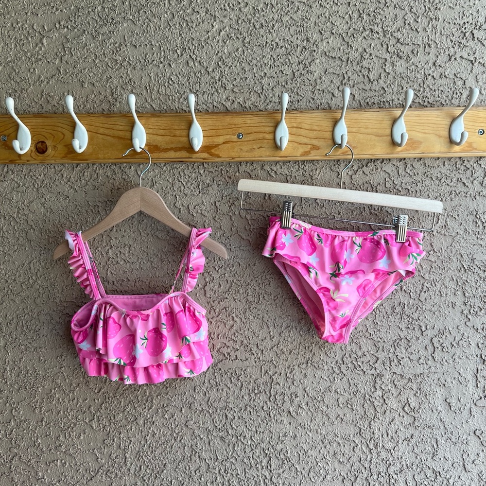 Cynthia Rowley kids strawberry  Pink Swimwear